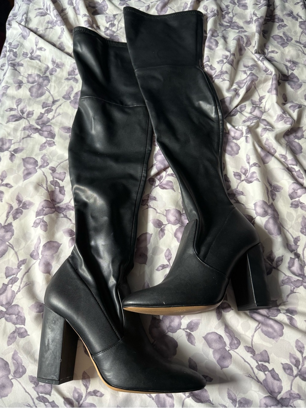 Aldo Over-the-Knee Block Heel Boots